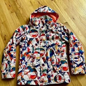Roxy Multicolor Girls Ski Snowboard Jacket Size 12 Large L